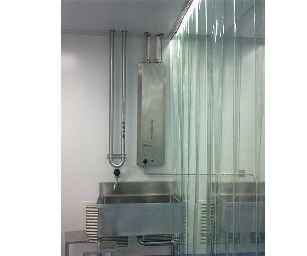 Intercambiador de calor sanitario de tubo dentro de tubo 